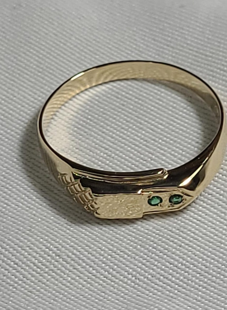 anillo diamantado hombre